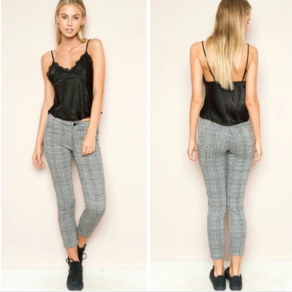 Brandy Melville Teela Plaid Pants